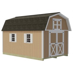 Best Barns Woodville 10x12 Wood Storage Shed Kit - ALL Pre-Cut (woodville_1012)