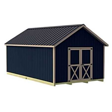 Crafter's Connection 12x16 Pre-Cut Shed- Centered Gable Door