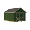 Best Barns Brandon 12x16 Wood Storage Shed Kit - ALL Pre-Cut (brandon_1216)
