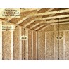 Fairview 12x16 Wood Storage Shed Kit - ALL Pre-Cut (fairview_1216)
