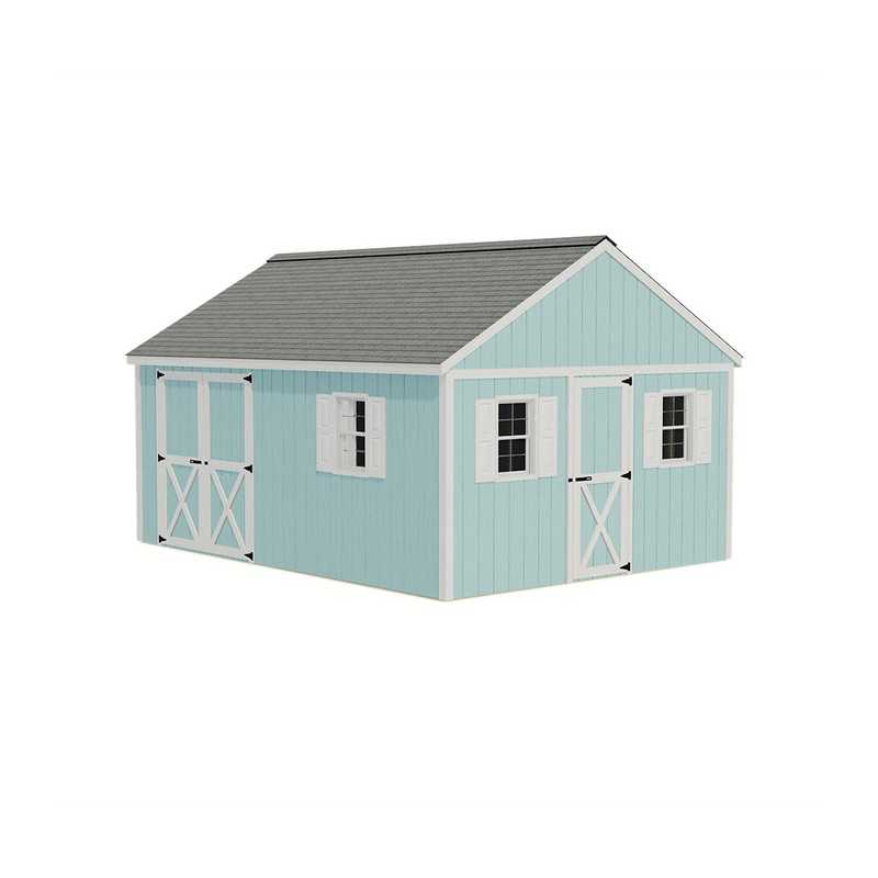 Best Barns Fairview 12x16 Wood Storage Shed Kit - ALL Pre-Cut (fairview_1216)