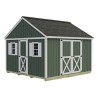 Backyard Basecamp 12x12 Pre-Cut Shed Kit - Dual Entry