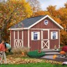Crafter's Connection 12x16 Pre-Cut Shed - Centered Barn & Walk-In