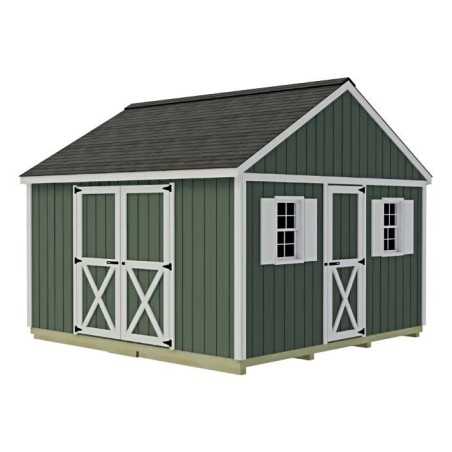 Best Barns Fairview 12x16 Wood Storage Shed Kit - ALL Pre-Cut (fairview_1216)