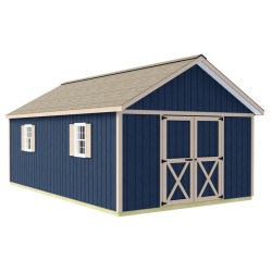 Best Barns Shedquarters 12x20 Pre-Cut Shed - Offset Gable Door (SQUADG20O)