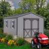 Handmade Haven 10x12 Pre-Cut Shed Kit - Centered Gable Door