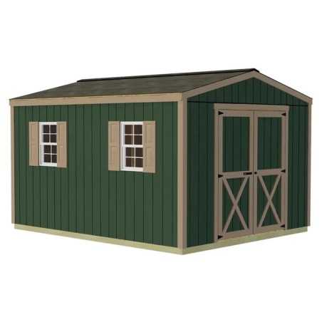 Best Barns Handmade Haven 10x12 Pre-Cut Shed Kit - Centered Gable Door (HHAVDG12)
