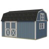 Craftsman's Cove 10x16 Pre-Cut Barn Kit - Offset Eave Door