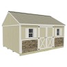 Best Barns Crafter's Connection 12x16 Standard ALL Pre-Cut Storage Sheds - Door on Eave (CCONDE16C) Best Barns Crafter's Connection 12x16 Standard ALL Pre-Cut Storage Sheds - Door on Eave (CCONDE16C)