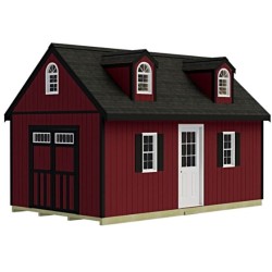 Best Barns Planner's Paradise Elite 12x20 Shed - Transom Doors + Dormer Kit (PPARTD20DR)