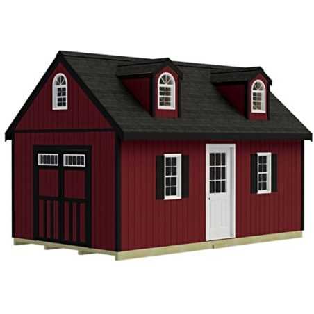 Best Barns Planner's Paradise Elite 12x20 Shed - Transom Doors + Dormer Kit (PPARTD20DR)
