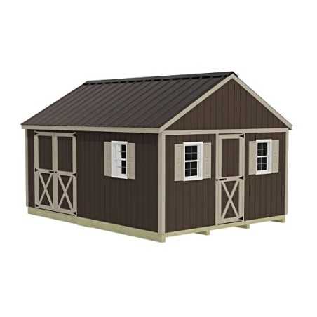 Best Barns Crafter's Connection 12x16 Pre-Cut Shed - Offset Barn & Walk-In (CCONSG16O)