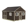 Best Barns Crafter's Connection 12x16 Pre-Cut Shed - Offset Barn & Walk-In (CCONSG16O)