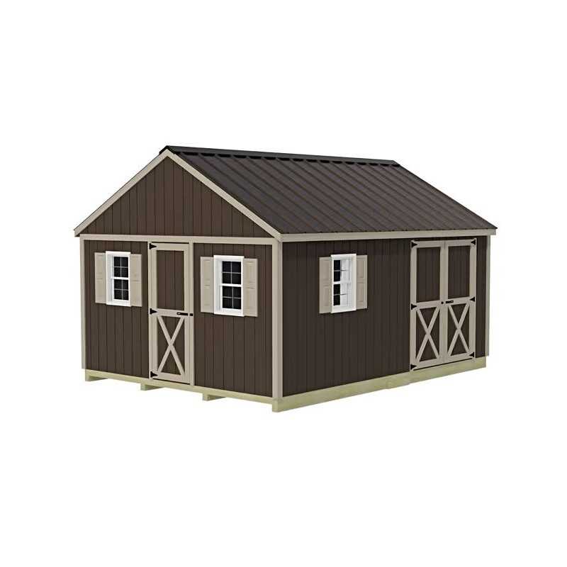 Crafter's Connection 12x16 Pre-Cut Shed - Offset Barn & Walk-In