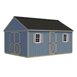 Best Barns Crafter's Connection 12x16 Pre-Cut Shed Kit - Barn Doors & Walk-In (CCONSE16)