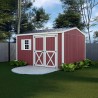 Best Barns Handmade Haven 12x10 Pre-Cut Shed Kit - Offset Eave Door (HHAVDE12)