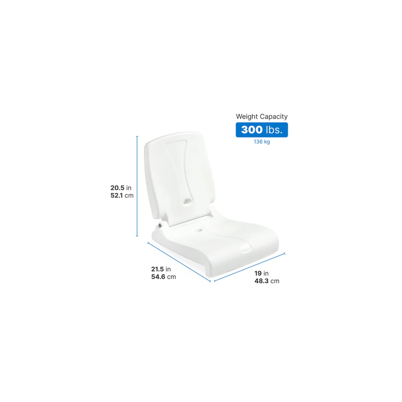 Step2 Flip Seat White Easy-Fold Beach & Camp Chair (536099)