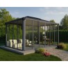 Palram - Canopia 10x14 Ledro Enclosed Gazebo Kit - Gray (HG9189)