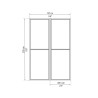 Palram - Canopia Ledro 10x10 Enclosed Gazebo Kit w/ Screen Doors - Gray (HG9191)