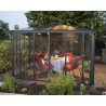 Palram - Canopia 12x12 Ledro Enclosed Gazebo Kit - Gray (HG9192)