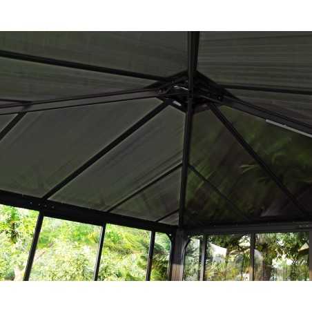 Palram - Canopia 12x12 Ledro Enclosed Gazebo Kit - Gray (HG9192)