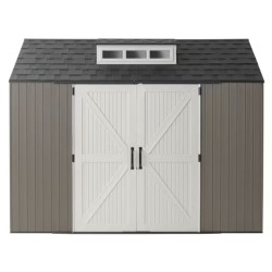 Rubbermaid 7x10.5 Resin Outdoor Storage Shed - Brown (2156398)