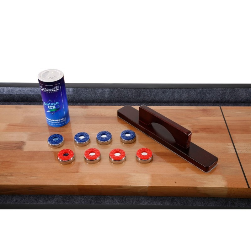 Challenger 14 Ft. Shuffleboard Table – Cherry Finish (NG1216)