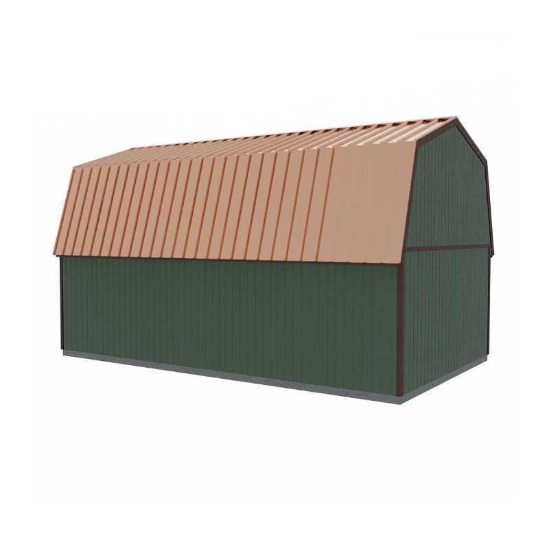 Best Barns Crafted Colossal Elite 16x28 Pre Cut Barndominium w/ Man Door + Dormers (CCOLMD28)