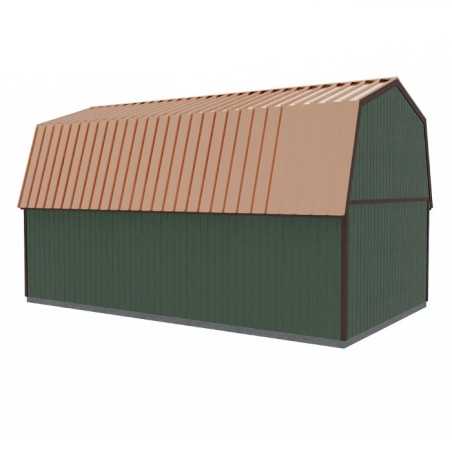 Best Barns Crafted Colossal Elite 16x28 Pre Cut Barndominium w/ Man Door + Dormers (CCOLMD28)