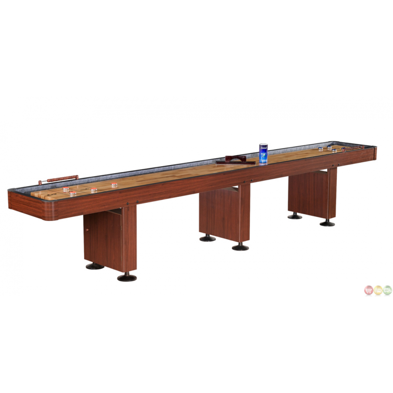 Challenger 14 Ft. Shuffleboard Table – Cherry Finish (NG1216)