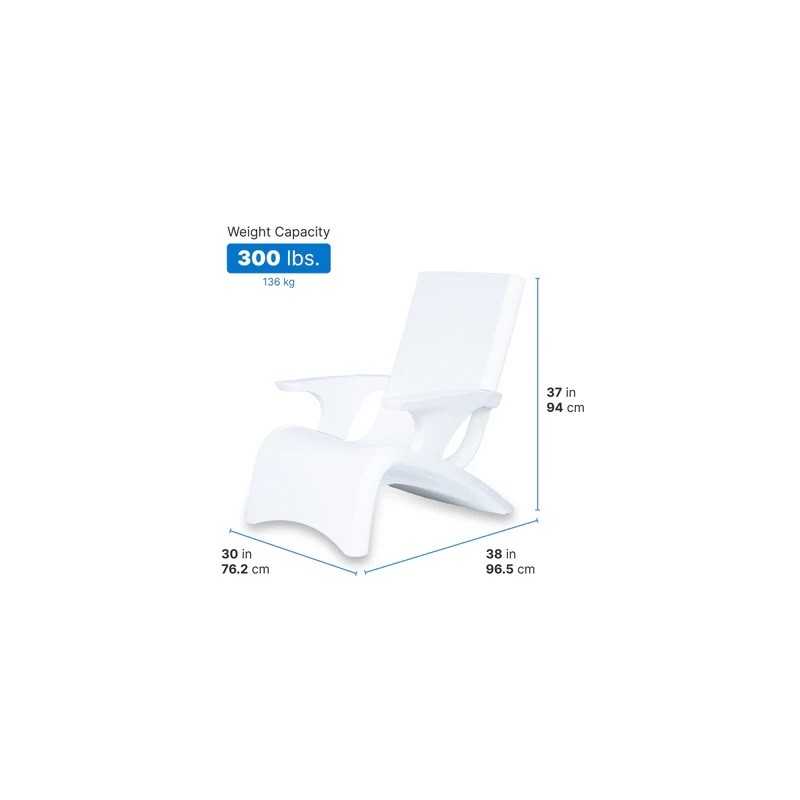 Step2 Vero In-Water Adirondack Chairs – White (548099)