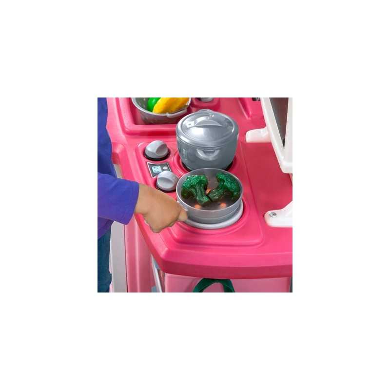Step2 Soft Pink Great Gourmet Kids’ Kitchen Set  (784299)