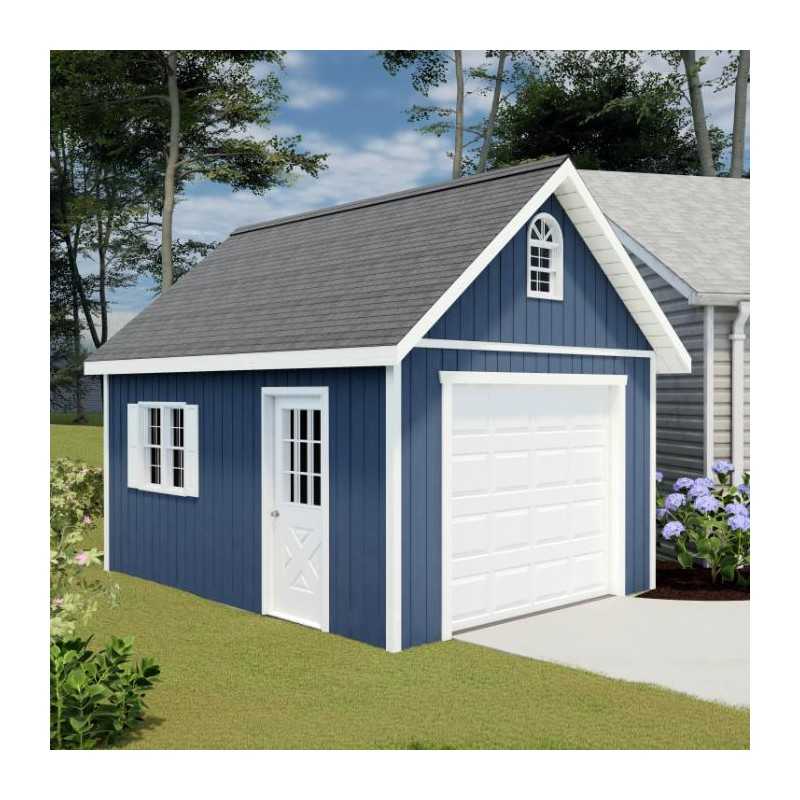 Best Barns Tailored Titan 12x20 Pre-Cut Garage Kit - Loft & Tall Roof (TTITND20LF)