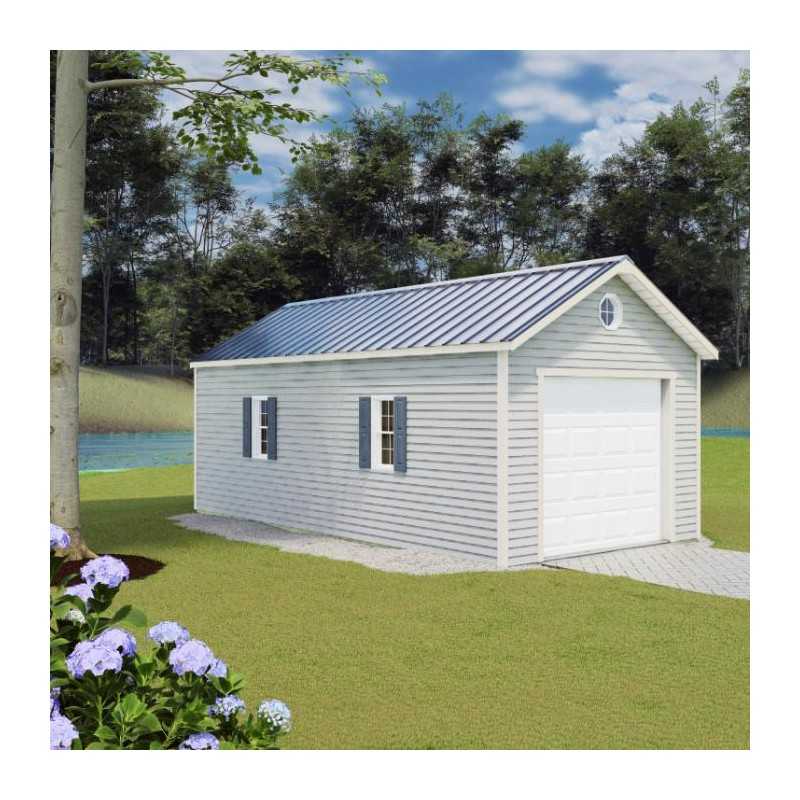 Best Barns Tailored Titan 12x16 Prep for Vinyl Garage Kit - Pre-Cut (TTITND16VL)