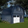 Best Barns Maker's Loft 16x24 XL Pre-cut Garage Kit w/ Full Second Floor + Stairs (MLOFND24)