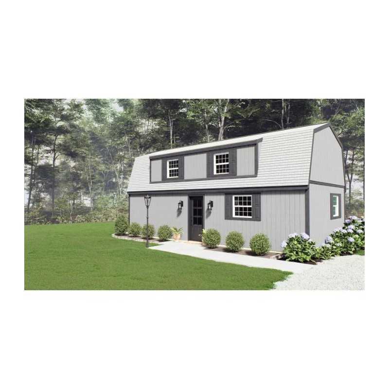 Best Barns Crafted Colossal Elite 16x32 Pre-Cut Barndominium w/ Man Door + Dormers (CCOLMD32)