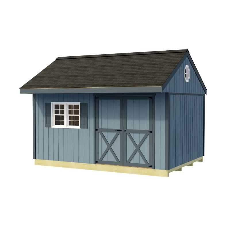Best Barns Overhang Oasis 10x10 Specialty Pre-cut Shed Kit - Deep Eave Overhang (OOASDE10)