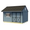 Best Barns Overhang Oasis 10x10 Specialty Pre-cut Shed Kit - Deep Eave Overhang (OOASDE10)