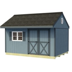 Best Barns Overhang Oasis 10x14 Specialty Pre-cut Shed Kit - Deep Eave Overhang (OOASDE14)
