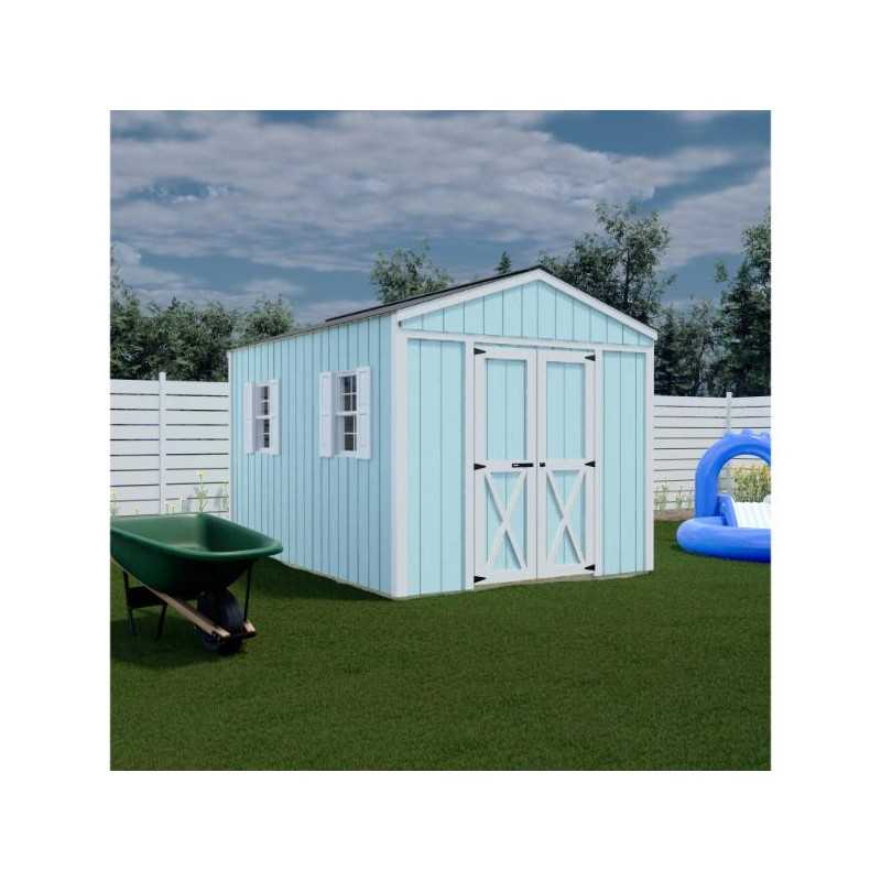 Best Barns Handmade Haven Mini 8x12 Specialty Pre-cut Shed Kit- Centered Gable Door (HMINDG12)