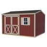 Best Barns Handmade Haven 12x10 Pre-Cut Shed Kit - Offset Eave Door (HHAVDE12)