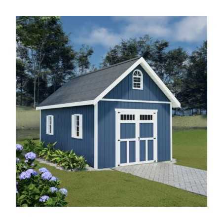 Best Barns Planner's Paradise 12x16 Pre-Cut Shed Kit - Transom Doors (PPARTD16)