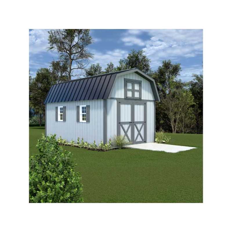 Best Barns Craftsman's Cove 10x12 Pre-Cut Barn Kit- Centered Gable Door (CCOVDG12)