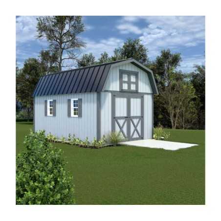 Best Barns Craftsman's Cove 10x12 Pre-Cut Barn Kit- Centered Gable Door (CCOVDG12)