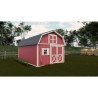 Best Barns Handcrafted Homestead 12x16 Pre-cut Barn Kit w/ Split Loft & Offset Door (HHOMDG16OLF)