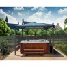 Palram - Canopia 10x10 Palermo Gazebo 3000 - Gray / Gray (HG9150)
