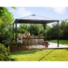 Palram - Canopia 12x12 Palermo Gazebo 3600 - Gray / Gray (HG9152)