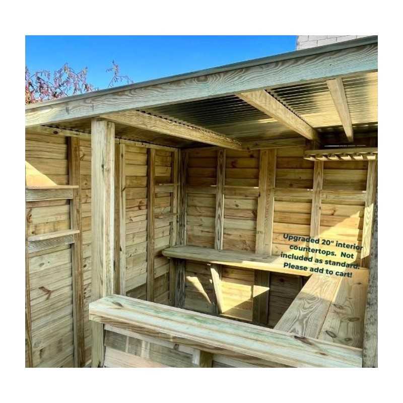 Storehouse 10x10 Wood Tavern Shed Combo Installed (TTG1010)