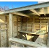 Storehouse 10x10 Wood Tavern Shed Combo Installed (TTG1010)