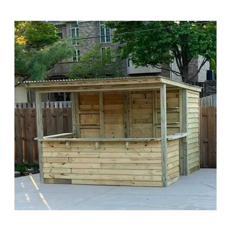 Storehouse 10x10 Wood Tavern Shed Combo Installed (TTG1010)